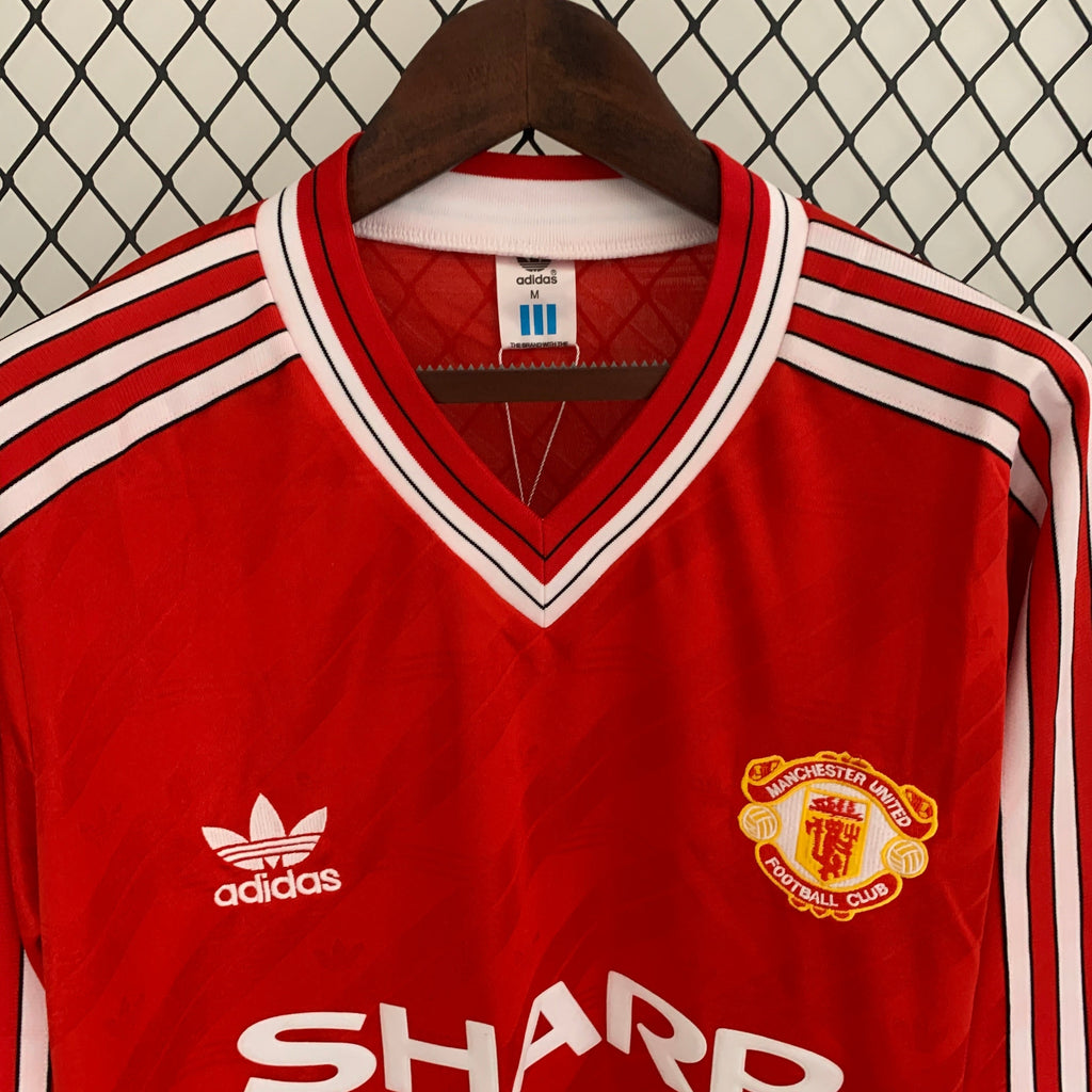 Manchester United 1982 - 1984 Heimtrikot Langarmiges