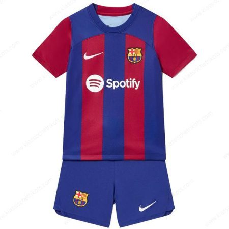 Barcelona Heimtrikot Fußballtrikot Kinder Set 23/24