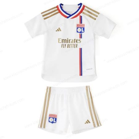 Olympique Lyon Heimtrikot Fußballtrikot Kinder Set 23/24