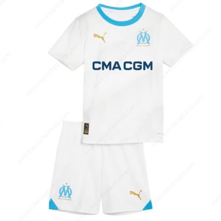 Olympique Marseille Heimtrikot Fußballtrikot Kinder Set 23/24